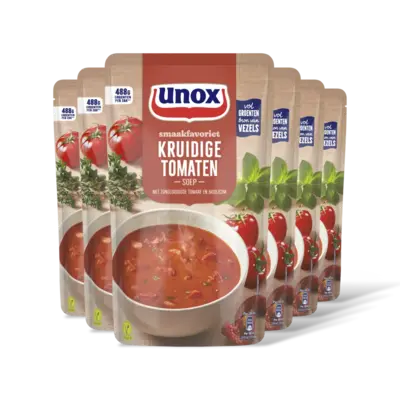 pdp-image-Unox Kruidige tomatensoep 6-pack