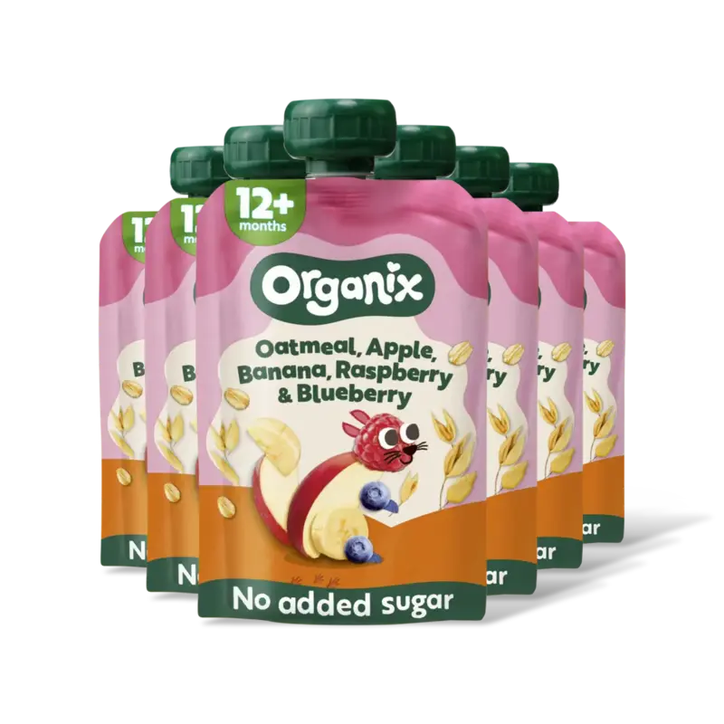 Bio Knijpfruit Haver 12+m 6-pack
