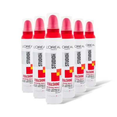 pdp-image-Studio Line Fix & shine mousse very strong 6-pack