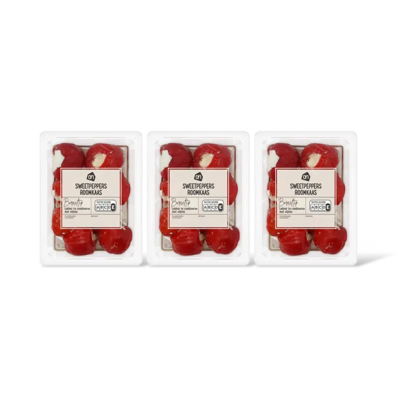 Sweetpeppers roomkaas 3-pack