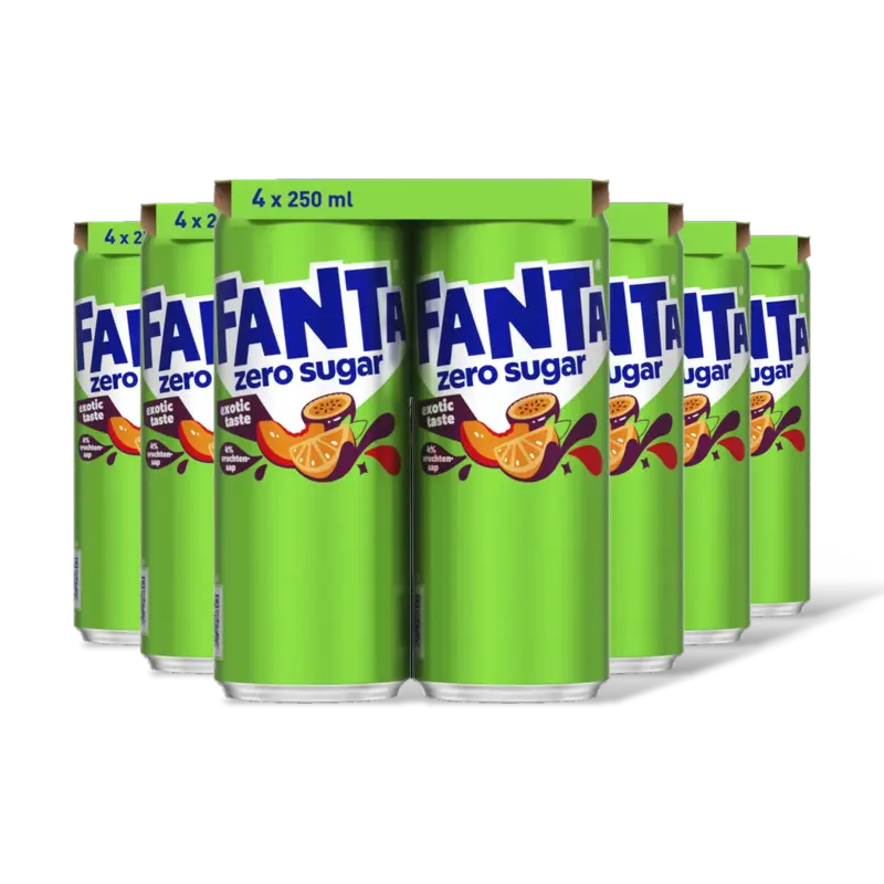 Fanta Exotic zero sugar 24-pack