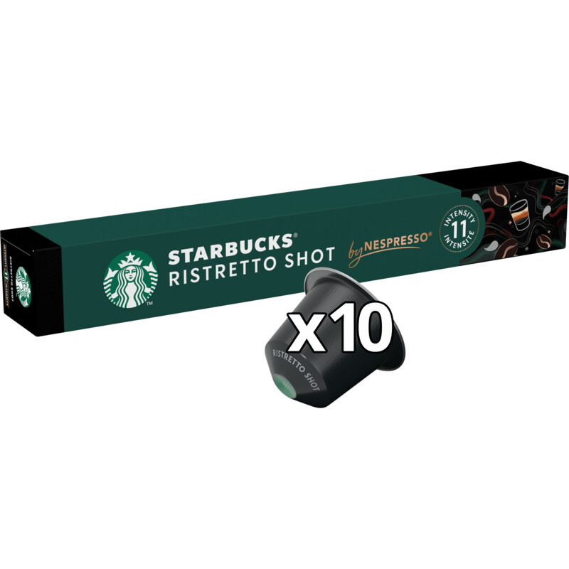 Een afbeelding van Starbucks Nespresso ristretto capsules