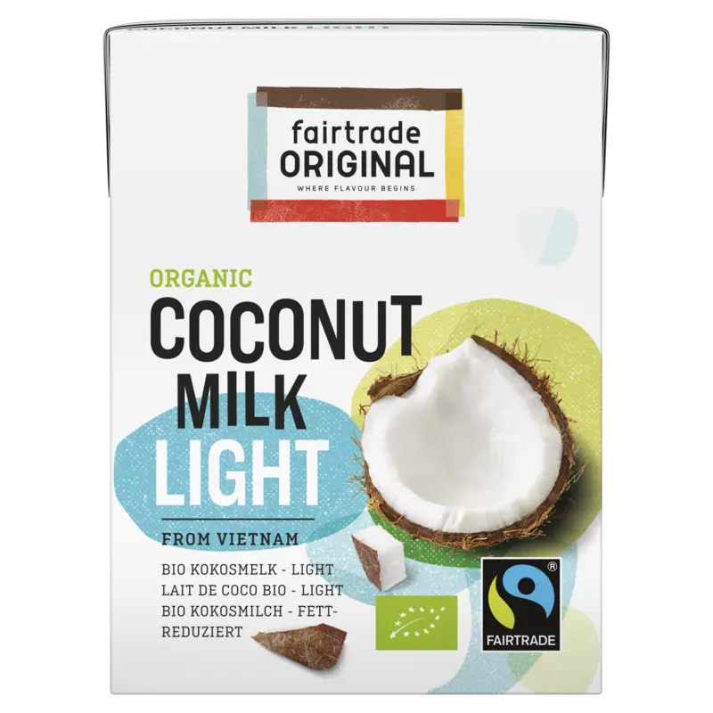 Fairtrade Original Bio Kokosmelk - Light