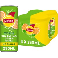 Een afbeelding van Lipton Ice tea green citrus sparkling 4-pack