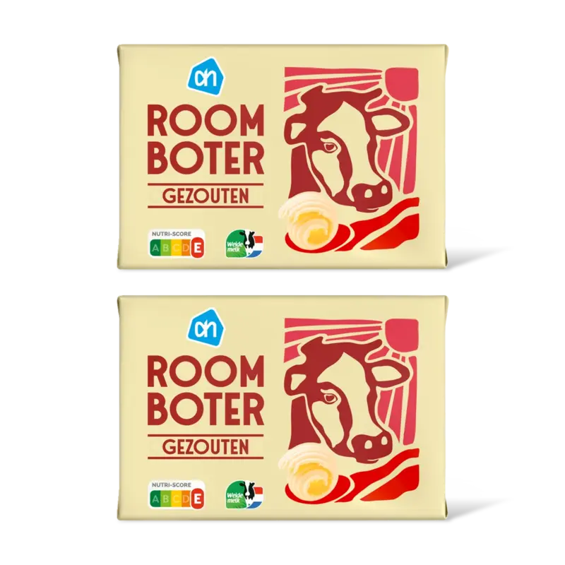AH Roomboter gezouten 2-pack