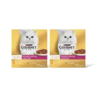 Gourmet Gold luxe mix rund kip zeevis eend 2-pck