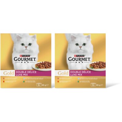 pdp-image-Gourmet Gold luxe mix rund kip zeevis eend 2-pck