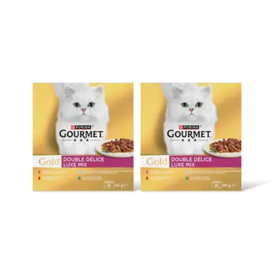 pdp-image-Gourmet Gold luxe mix rund kip zeevis eend 2-pck