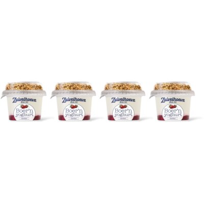 pdp-image-Zuivelhoeve Boer'n muesli aardbei 4-pack