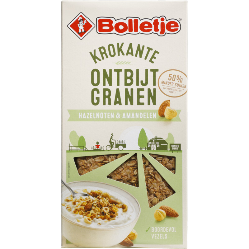 Een afbeelding van Bolletje Bol ontbijtgr hazeln/aman