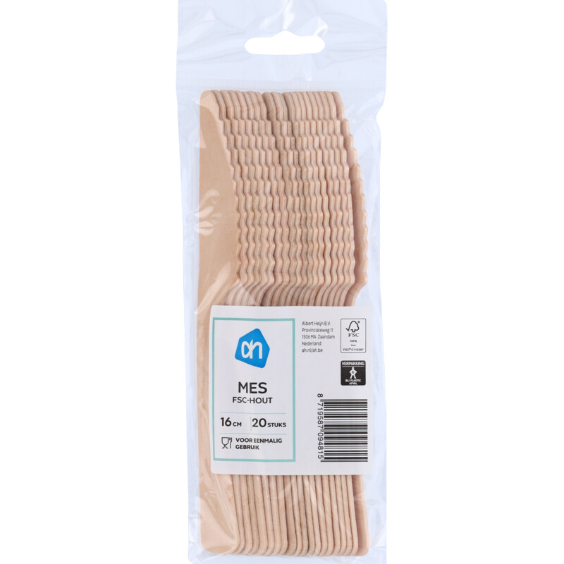 Een afbeelding van AH Houten mes