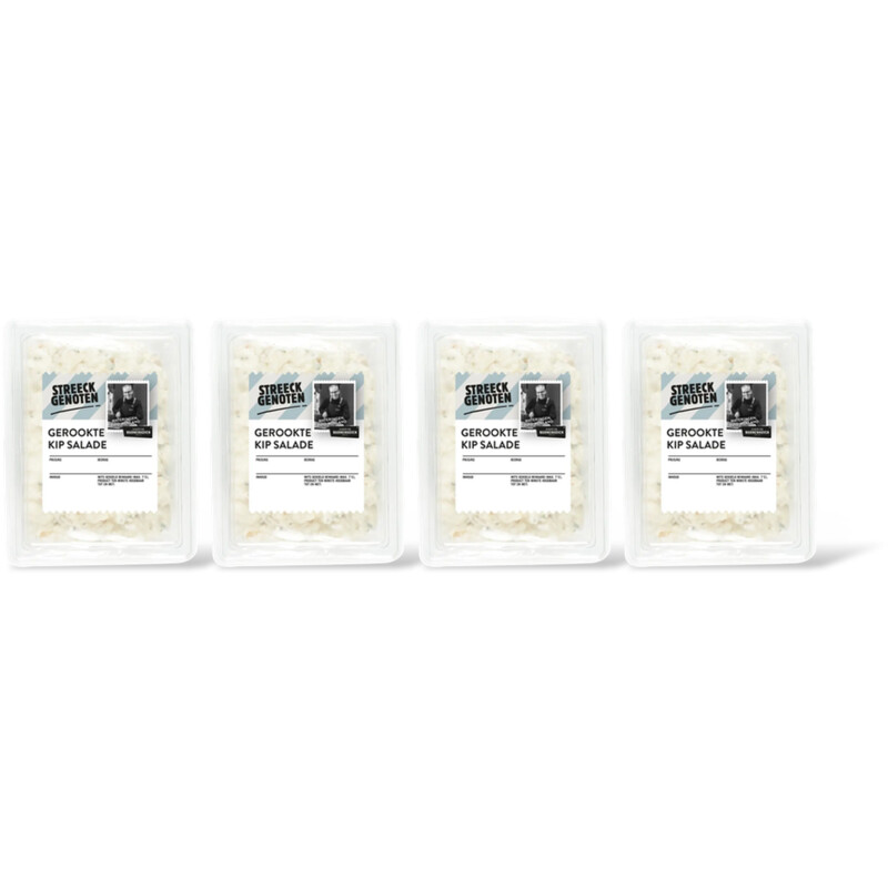 Streeckgenoten Gerookte kipsalade 4-pack