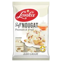 Lonka Soft nougat pinda's & fruit