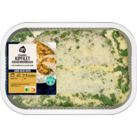 Een afbeelding van AH Ovenschotel scharrel kip kruidenroomsaus