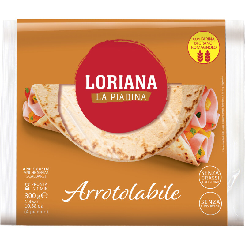 Een afbeelding van Loriana Piadina arrotolabile