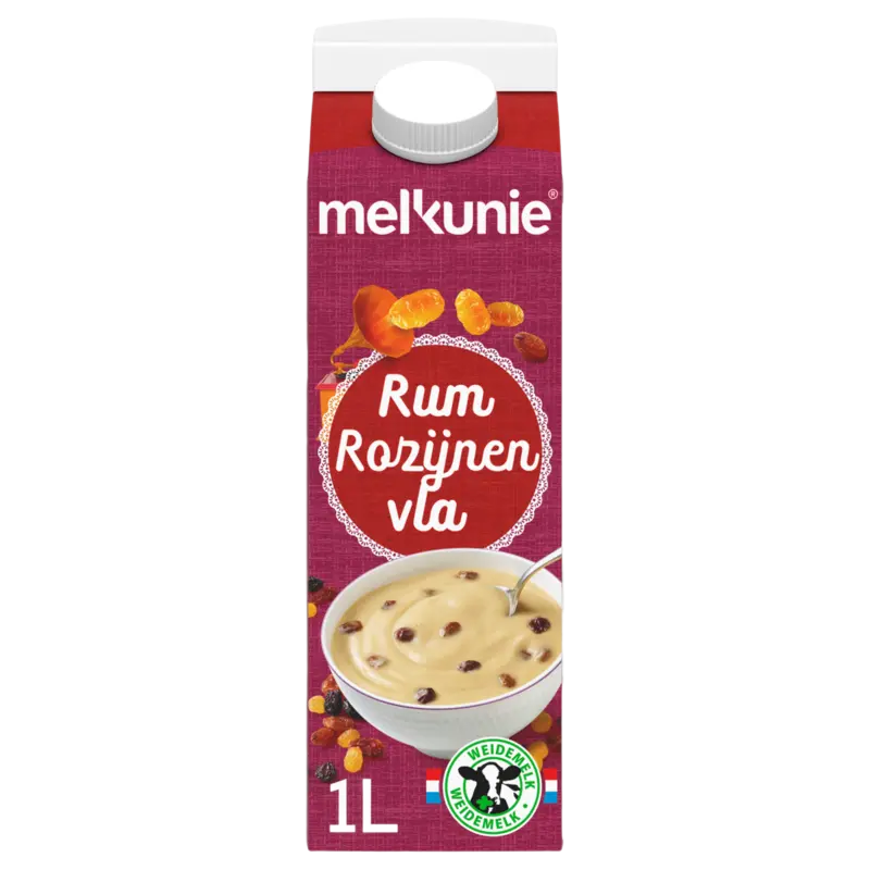 Melkunie Rum rozijnen vla