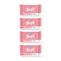 AH Vochtig toiletpapier soft 4-pack