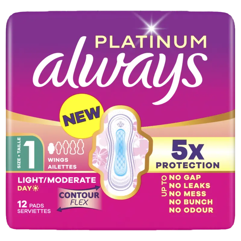 Platinum Normal (Maat 1) Maandverband