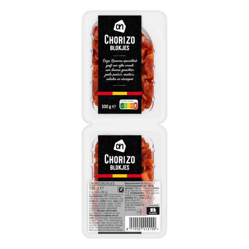 AH Chorizo blokjes