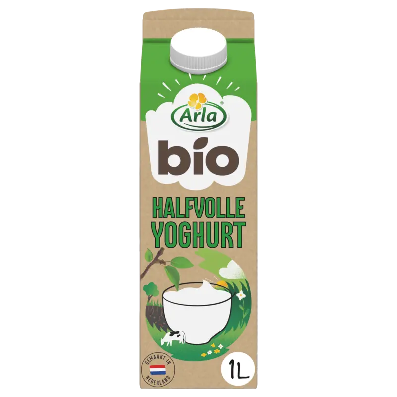 Biologisch Milde Halfvolle Yoghurt 1 L