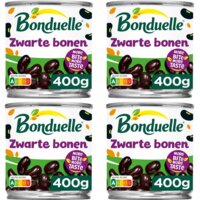 Een afbeelding van Bonduelle zwarte bonen 4-pack