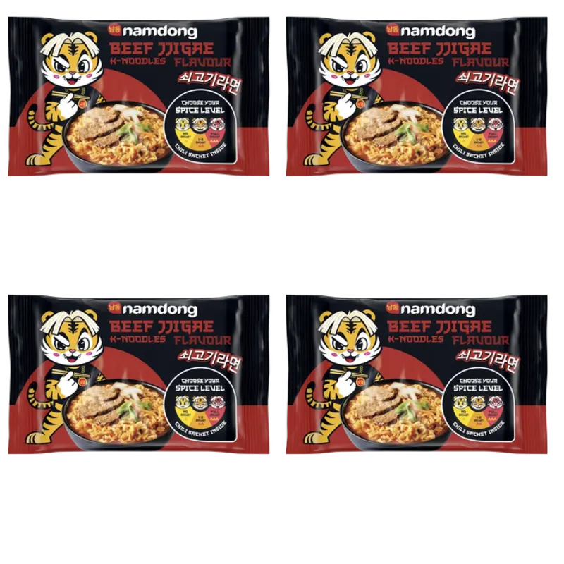 Beef jjigae k-noodles flavour 2-pack