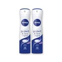 NIVEA Protect & care deodorant spray 2-pack