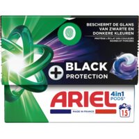 Een afbeelding van Ariel 4in1 pods+ black wasmiddelcapsules