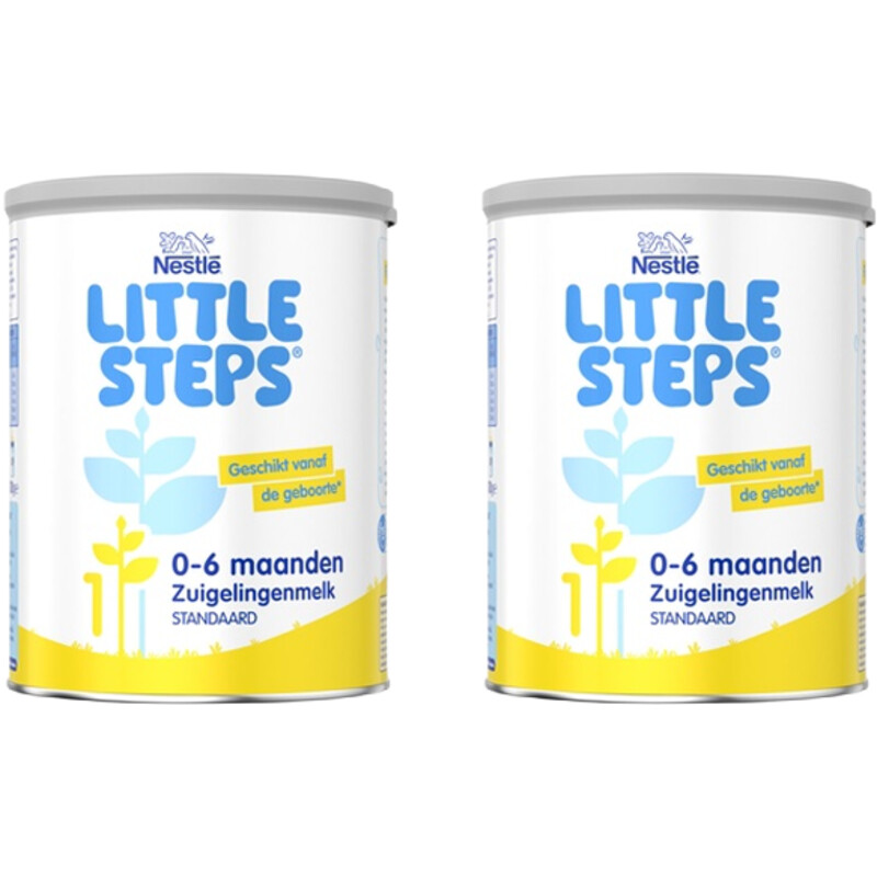 Een afbeelding van Nestlé Little steps zuigelingenmelk 0-6m 2-pack