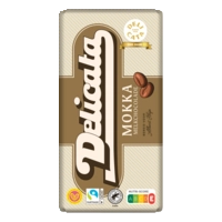 Delicata Reep mokka melkchocolade