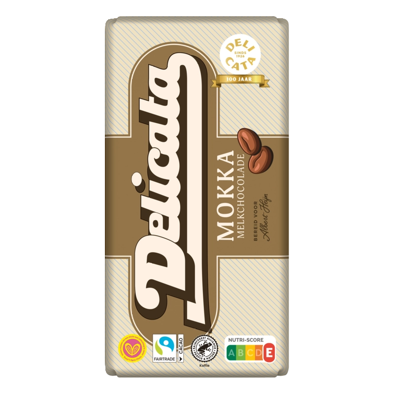 Reep mokka melkchocolade
