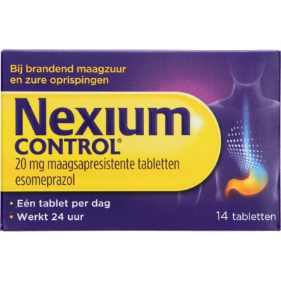 pdp-image-Nexium Control 20mg maagsapresistente tabletten