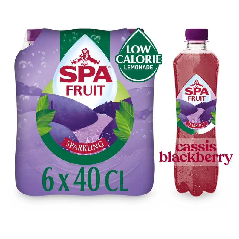 Spa Fruit cassis blackberry bruisend 6-pack