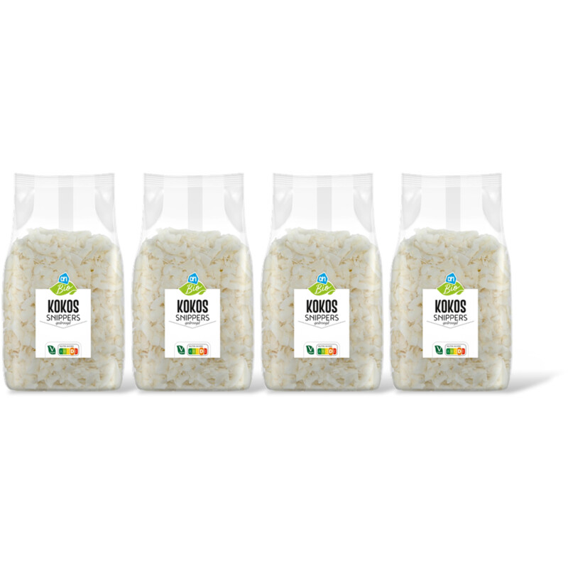 AH Biologisch Kokos snippers 4-pack