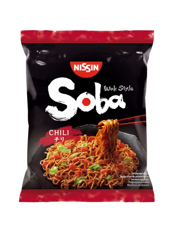 Nissin Soba chili noodles
