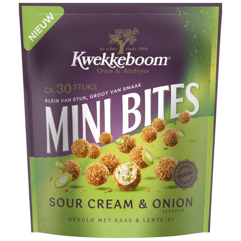 Kwekkeboom Mini bites sour cream & onion