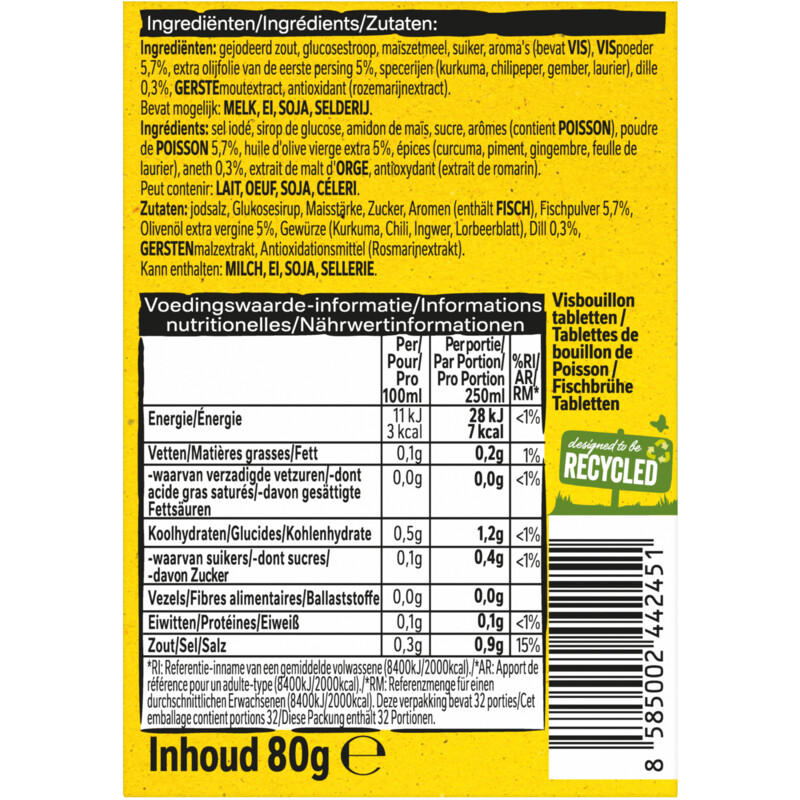 Een afbeelding van Maggi Bouillon specialiteiten vis