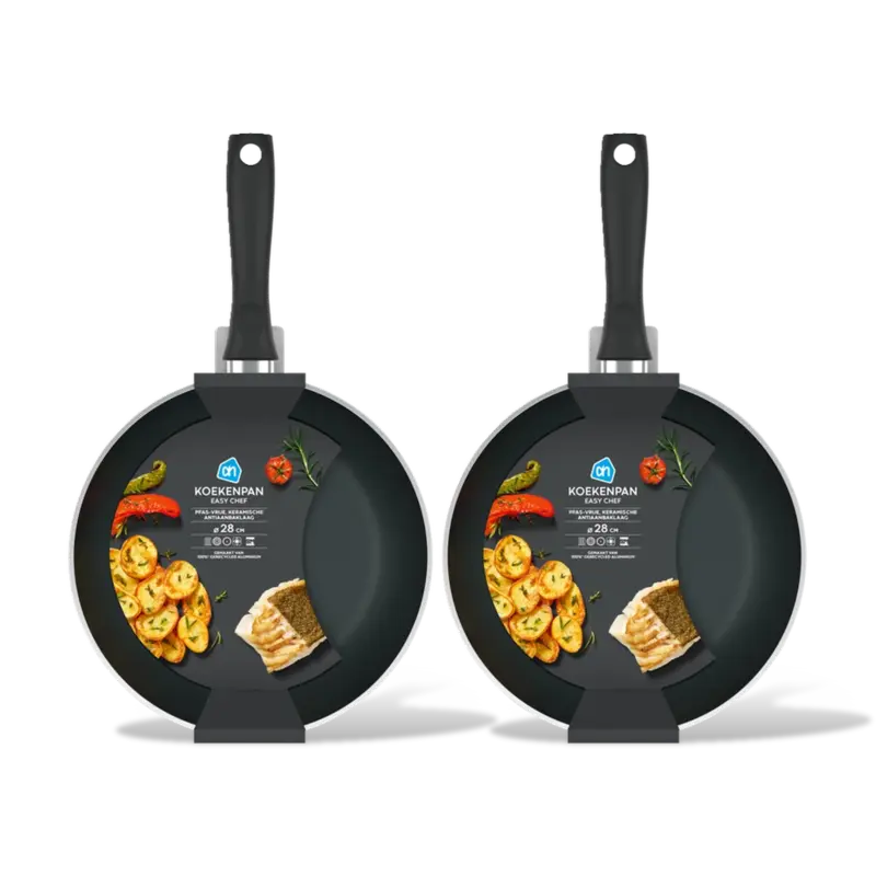 AH Koekenpan easy chef 28cm 2-pack
