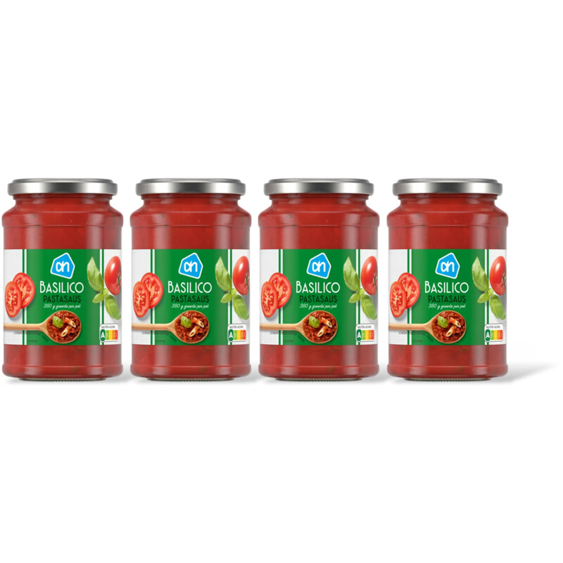 AH Pastasaus basillico 4-pack