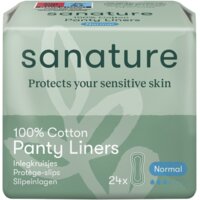 Een afbeelding van Sanature 100% katoenen normal inlegkruisjes