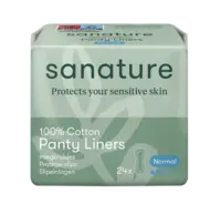 Sanature 100% katoenen normal inlegkruisjes