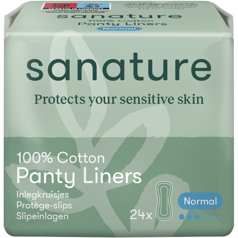 Sanature 100% katoenen normal inlegkruisjes