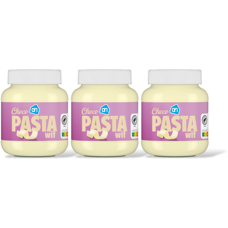 AH Chocoladepasta wit 3-pack