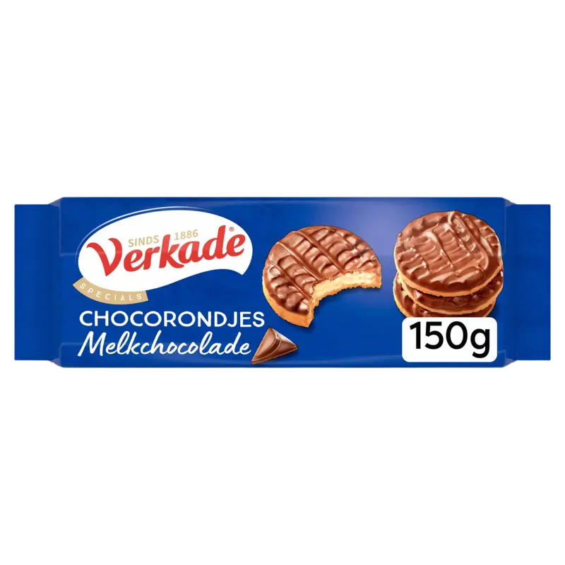 Chocorondjes Melkchocolade koekjes
