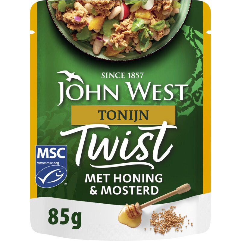 John West Twist tonijn met honing & mosterd
