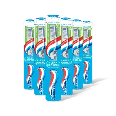 pdp-image-Aquafresh Clean control medium tandenborstel 6pack