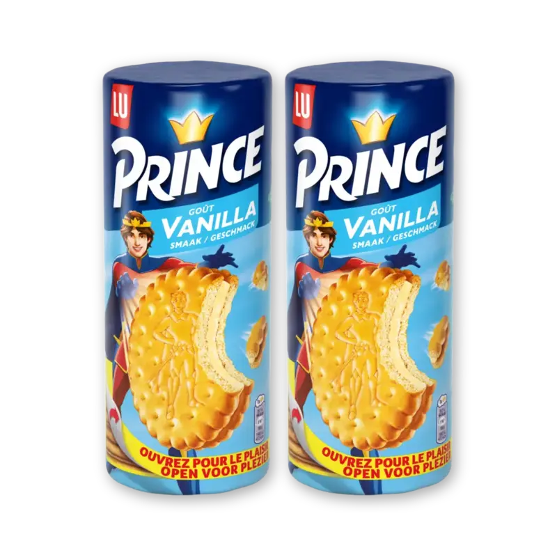 LU Prince vanille smaak 2-pack
