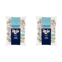 AH Gepelde roze garnalen rauw 2-pack