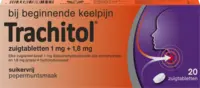 Trachitol Zuigtabletten bij beginnende keelpijn