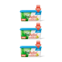 Becel Proactiv light cholesterol 3-pack